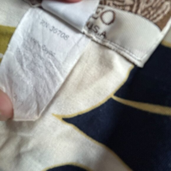 Kalaheo Mens Button Up Hawaiian Shirt Large Short Sleeve Tropical Leaf Print USA - Picture 4 of 7